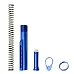 AR-15 M4 Six Position Buffer Tube Kit / Mil-Spec / Blue