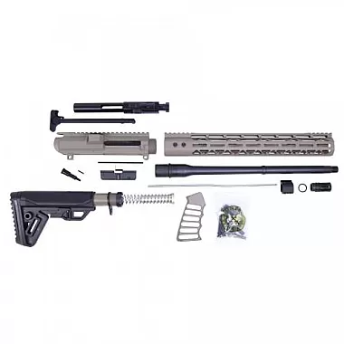AR-10 .308 16" Tactical Alpha Carbine Kit with 15" M-LOK Rail in FDE - DPMS Compatible