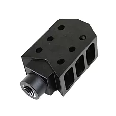 Moriarti AR-15 Rifle Barrett Style Muzzle Brake / 1/2x28 Pitch