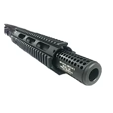AR-15 300 AAC BLK 10.5" Nitro-Met Quadrail Upper Assembly with Socom Style Brake, Left Hand Ejecting