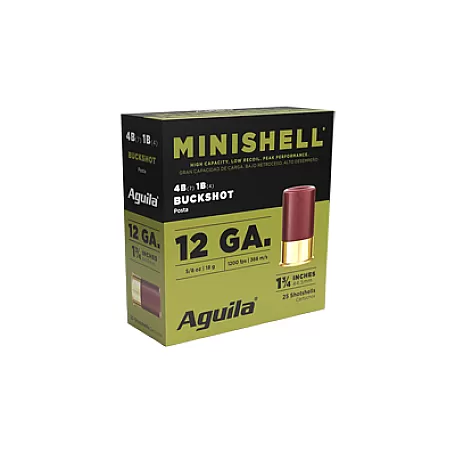 AGUILA MINISHELL 12GA 4 BUCK 25/250