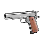 Armscor GI Standard FS Nickel Pistol, 45ACP, 5 inch Barrel, 8 Rounds