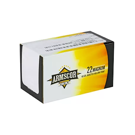 ARMSCOR 22WMR 40GR JHP 50/2000