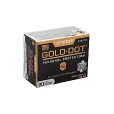 SPR GOLD DOT 9MM+P 124GR HP 20/200