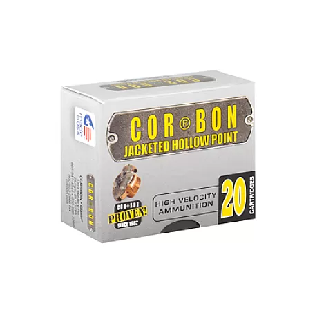 CORBON 9MM+P 125GR JHP 20/500