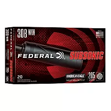 FED SUBSONIC 308WIN 205GR THP 20/200