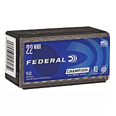 FED CHAMP 22WMR 40GR FMJ 50/3000