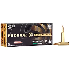 FED GOLD MDL 223REM 77GR BTHP 20/200