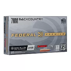 FED GLD MDL BARN 7MM BC 168GR 20/200