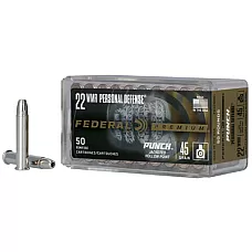 FED PUNCH 22WMR 45GR JHP 50/3000