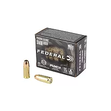FED PUNCH 9MM 115GR JHP 20/200