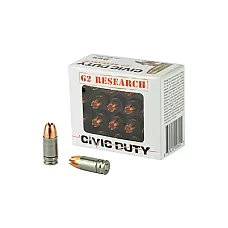G2R CIVIC DUTY 9MM 94GR 20/500