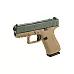GLOCK 43X 9MM 10RD MOS TAN/GRN