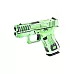 GLOCK 43X COMP 9MM 10RD ANIME GREEN