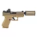 GLOCK 43X CMP 9MM HP SUP PK 407K FDE