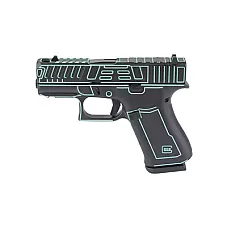 GLOCK 43X 9MM 10RD OUTLANDER BLUE