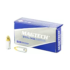 MAGTECH 9MM 115GR FMJ STEEL 50/1000