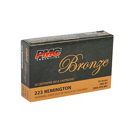 PMC BRNZ 223REM 55GR FMJ 20/1000
