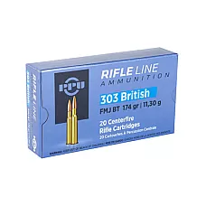 PPU 303 BRITISH FMJ 174GR 20/200