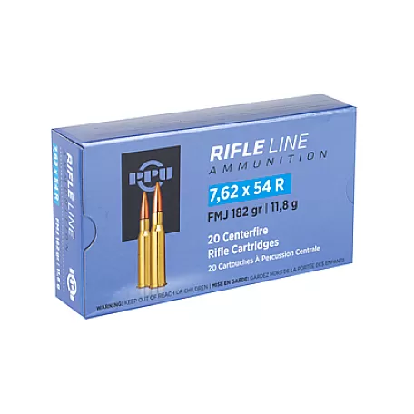PPU 7.62X54R FMJ 182GR 20/200