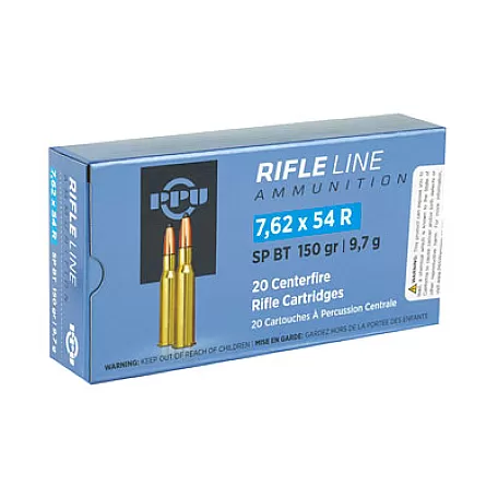 PPU 7.62X54R SP 150GR 20/200