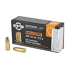 PPU 9MM JHP 147GR 50/1000