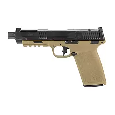 S&W M&P 5.7 OR TB 22RD FDE/BLK BNDL