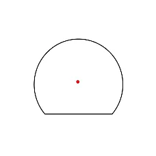 TRIJICON SRO 2.5MOA RED DOT COY BRN