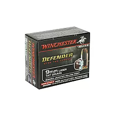 WIN DEFENDER 9MM 147GR JHP 20/200