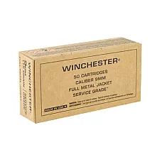 WIN SERVICE GRADE 9MM 115GR 50/500