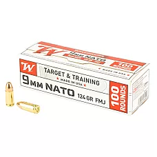 WIN USA 9MM NATO 124GR FMJ 100/1000