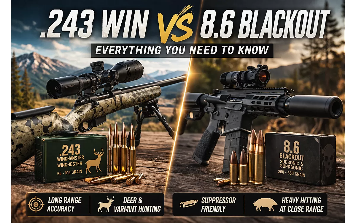 AR-10 .243 Win vs 8.6 Blackout: Everything You Need to Know
