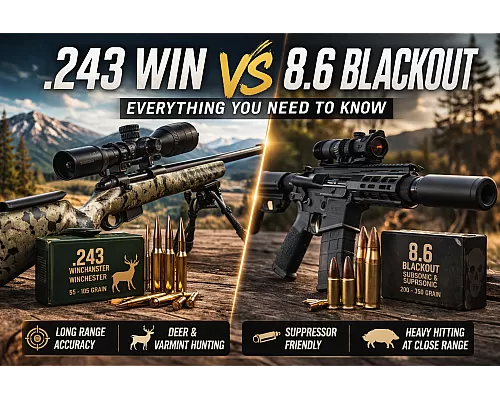 .243 vs 8.6 Blackout — Best Hunting Caliber? | Moriarti