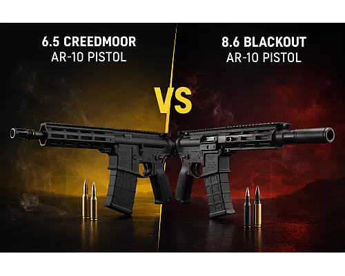 6.5 Creedmoor AR-10 Pistol vs 8.6 Blackout | Moriarti Arms