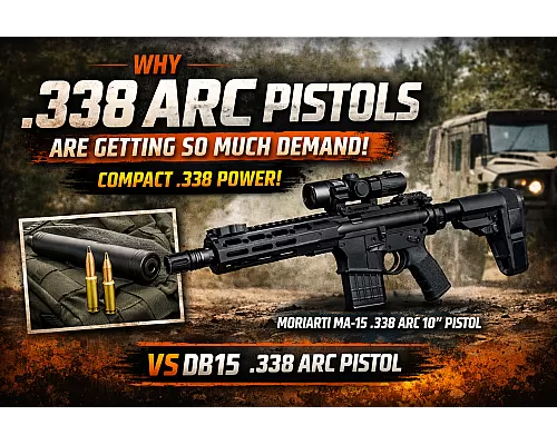 Why .338 ARC Pistols Are Getting So Much Demand | Moriarti 10” .338 ARC Pistol