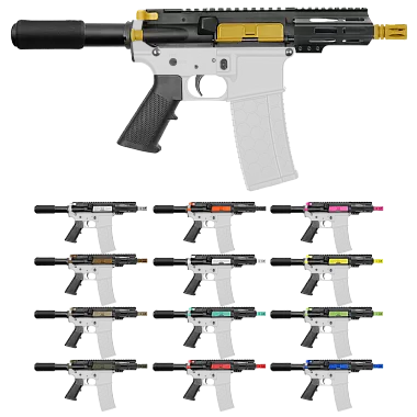 AR-15 5" 5.56 NATO PISTOL KIT / MLOK / CERAKOTE ACCENT / CLASSIC
