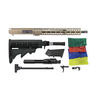 AR-10 .308 16" Tactical Alpha Carbine Kit with 15" M-LOK Rail in FDE - DPMS Compatible