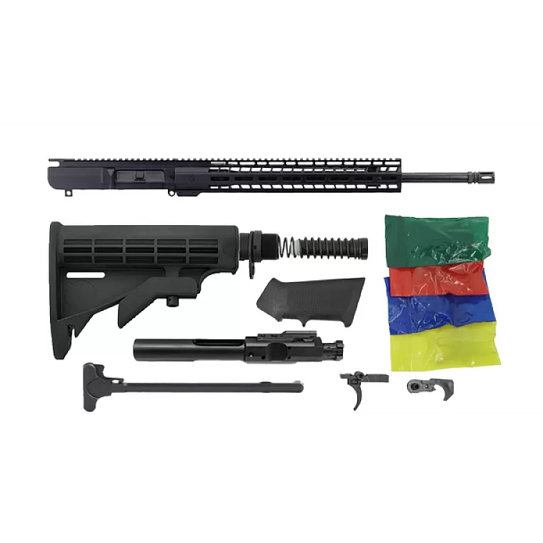 AR-10 .277 SIG Fury/6.8x51mm 20 inch Classic Rifle Kit, 15 inch M-LOK, Nitride, M4