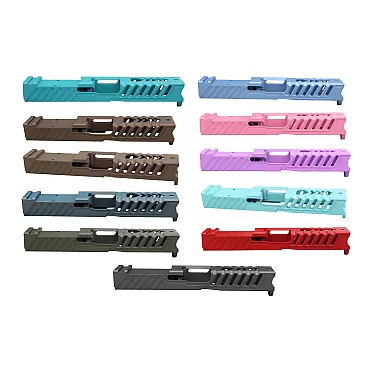 G17 / G19 / G26 / G34 / G21 / G40 / G43 RMR Cut MKII Cerakoted Performance Slide, Ported Top, Optic Ready