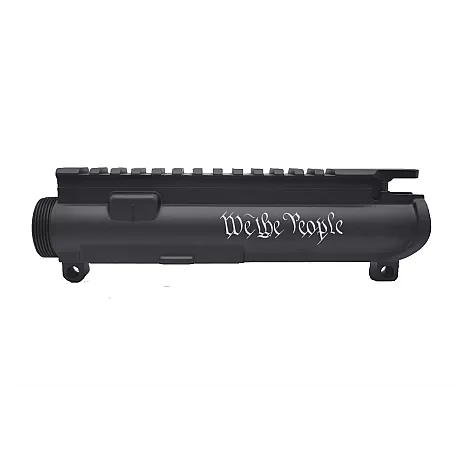 We the People Engraved Stripped AR-15 Upper Receiver – 7075-T6 Forged