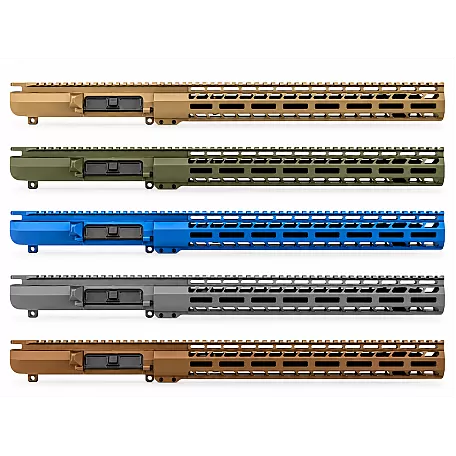 Moriarti AR-10 .308 Billet Upper Receiver & 15" Slim M-LOK Handguard Combo Set – Color Choice