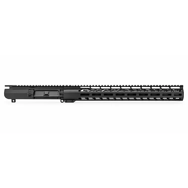 AR-10 .308 Billet Upper Receiver & 15 inch Slim M-LOK Handguard Combo Set – Black