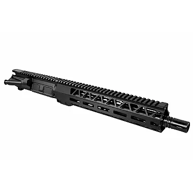 Moriarti .450 Bushmaster 10.5-inch Thumper upper assembly with 10-inch Diamond Cut M-LOK handguard and A2-style flash hider