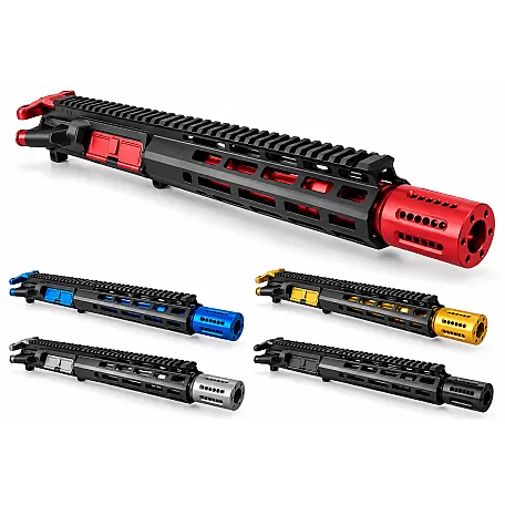10.5" 5.56 NATO AR-15 Color Accent Upper – 10" M-LOK, Shroud Color Choice