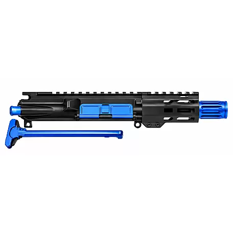 AR-15 5.56 NATO 5" Micro ARP Pistol Upper – Blue Accent