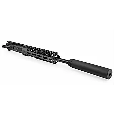 13.9" 5.56 NATO AR-15 Upper Assembly – Pencil Barrel | 7" Fake Suppressor