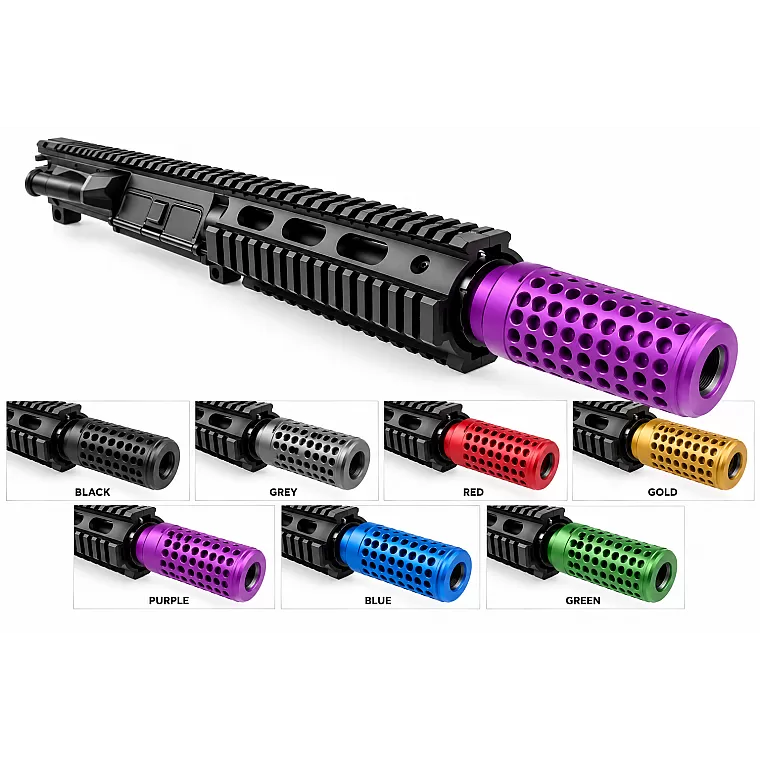 10.5 inch 5.56 NATO AR-15 Upper Assembly – Nitro-Met Quad Rail, SOCOM-Style Shroud