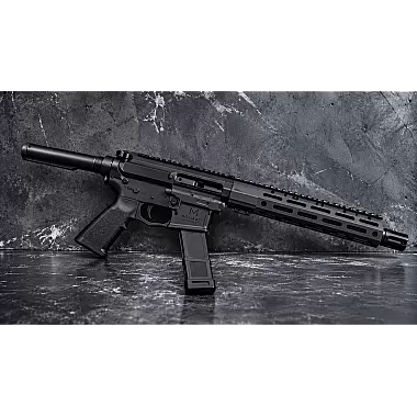 Moriarti MA-10MM 8 inch SBR Ready 10MM pistol with LRBHO slick-side upper and M-LOK handguard
