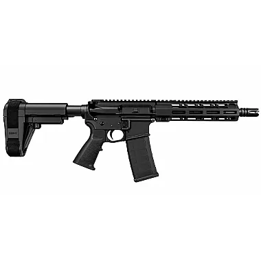 Moriarti MA-15 7.5-inch 300 Blackout pistol with SBA5 brace in selected Cerakote finish