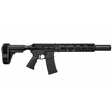 Moriarti MA-15 7.5-inch 5.56 NATO Suppressor Ready pistol with 9-inch M-LOK handguard and SBA5 brace